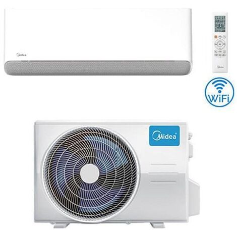 Climatizzatore Condizionatore Midea Breezeless E Wifi R32 9000 BTU MSCB1BU-09HRFN8 Inverter Classe A++/A+