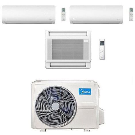 Climatizzatore Condizionatore Midea Console + Xtreme R32 Trial 9000 + 9000 + 12000 BTU con U.E. M3OA-27HFN8-Q INVERTER Classe A++/A+