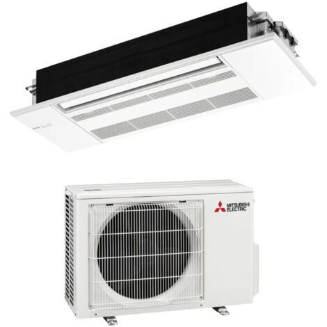 Climatizzatore Condizionatore Mitsubishi Electric Inverter Cassetta 1 via 9000 Btu MLZ-KP25VG R-32 Wi-Fi Optional con Griglia e Telecomando di serie Incluso