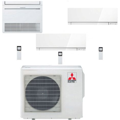 Climatizzatore Condizionatore Mitsubishi Pavimento Serie M MFZ-KT + parete Kirigamine Zen Trial Split Inverter 9000 + 9000 + 12000 BTU con U.E. MXZ-3F54VF NOVITÁ Classe A+++/A++