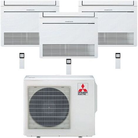 Climatizzatore Condizionatore Mitsubishi Pavimento Serie M MFZ-KT Trial Split Inverter 9000 + 9000 + 12000 BTU con U.E. MXZ-3F54VF NOVITÁ Classe A+++/A++