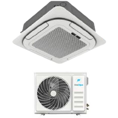 Climatizzatore Condizionatore OneClima Inverter Cassetta 4 Vie 18000 Btu AIR-18 CST-M R-32 Wi-Fi Optional Griglia Inclusa e Telecomando di Serie