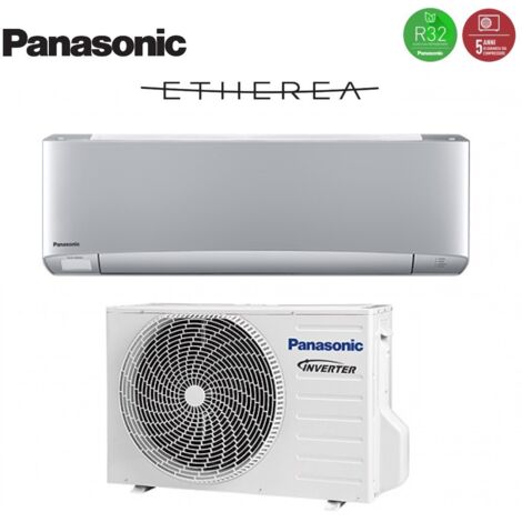 Climatizzatore Condizionatore Panasonic Inverter Serie Etherea Silver 18000 Btu CS-XZ50ZKEW R-32 Wi-Fi Optional Integrato Colore Argento