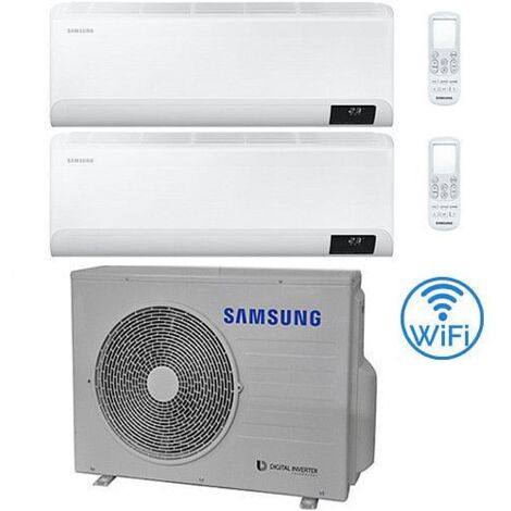 Climatizzatore Condizionatore Samsung CEBU R32 Wifi Dual Split Inverter 9000 + 12000 BTU con U.E. AJ052TXJ3KG/EU NOVITÁ Classe A+++/A++