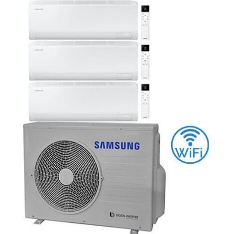Climatizzatore Condizionatore Samsung CEBU S2 R32 Wifi Trial Split Inverter 9000 + 12000 + 18000 BTU con U.E. AJ080TXJ4KG/EU NOVITÁ 2025 Classe A++/A+
