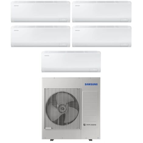 Climatizzatore Condizionatore Samsung Penta Split Inverter serie CEBU S2 7+7+7+7+12 con AJ100TXJ5KG R-32 Wi-Fi Integrato 7000+7000+7000+7000+12000