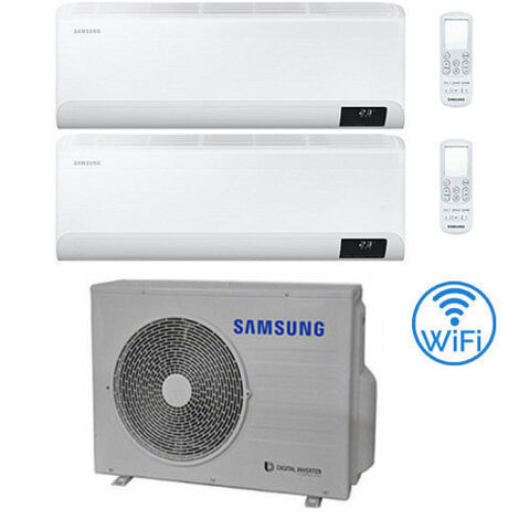 Climatizzatore Condizionatore Samsung WINDFREE AVANT R32 Wifi Dual Split Inverter 12000 + 12000 BTU con U.E. AJ068TXJ3KG/EU NOVITÁ Classe A++/A+