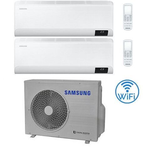 Climatizzatore Condizionatore Samsung WINDFREE AVANT R32 Wifi Dual Split Inverter 9000 + 12000 BTU con U.E. AJ068TXJ3KG/EU NOVITÁ Classe A++/A+