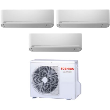 Climatizzatore Condizionatore Toshiba Trial Split Inverter serie SEIYA 7+10+13 (7+9+12) RAS-3M18U2AVG-E R-32 Wi-Fi Optional 7000+10000+13000 (7000+9000+12000)