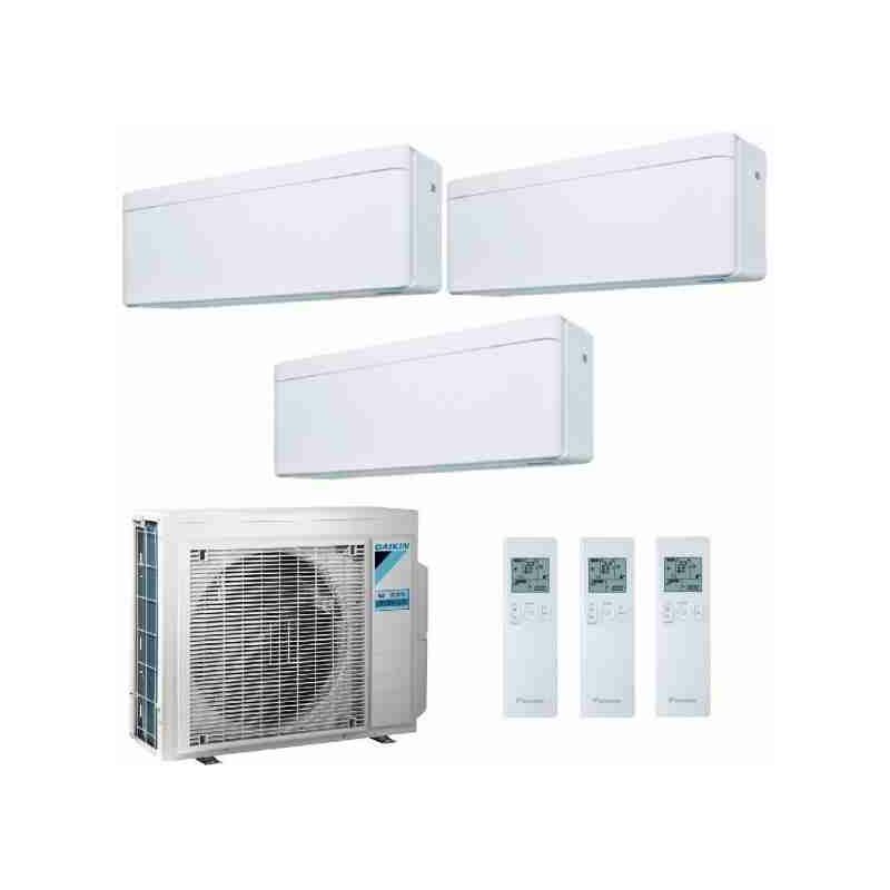 Daikin - Climatizzatore Condizionatore Trialsplit Stylish 3MXM52A + FTXA25AW + FTXA25AW+FTXA35AW 9+9+12 9000+9000+12000 btu modello 2022 wifi incluso