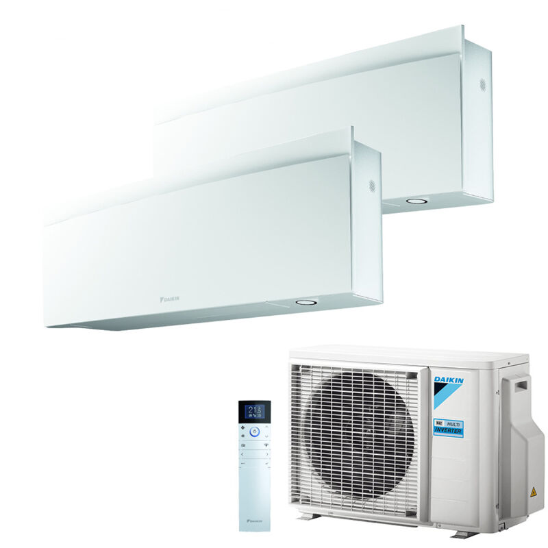 Climatizzatore Dual Split Reversibile Daikin Emura 3 A+++/A++ 9000 + 12000 BTU Inverter Wi-Fi (2MXM50A + FTXJ25AW + FTXJ35AW)