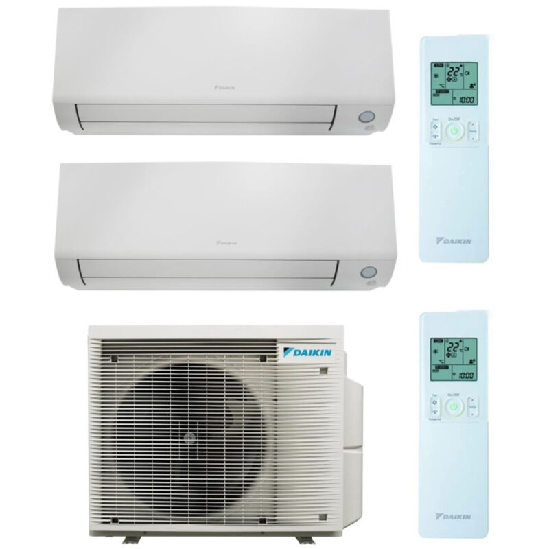 Climatizzatore Dual Split Reversibile Daikin Perfera All Season A+++/A++ 12000 + 12000 BTU Inverter Wi-Fi (2MXM50A + FTXM35A + FTXM35A)