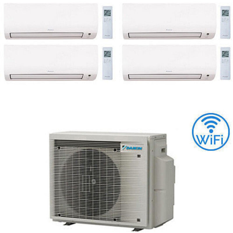 Climatizzatore GARANZIA ITALIA Daikin Comfora WIFI INCLUSO Quadri Split Inverter 7000 + 7000 + 7000 + 12000 BTU con U.E. 5MXM90A9 Classe A+++/A++