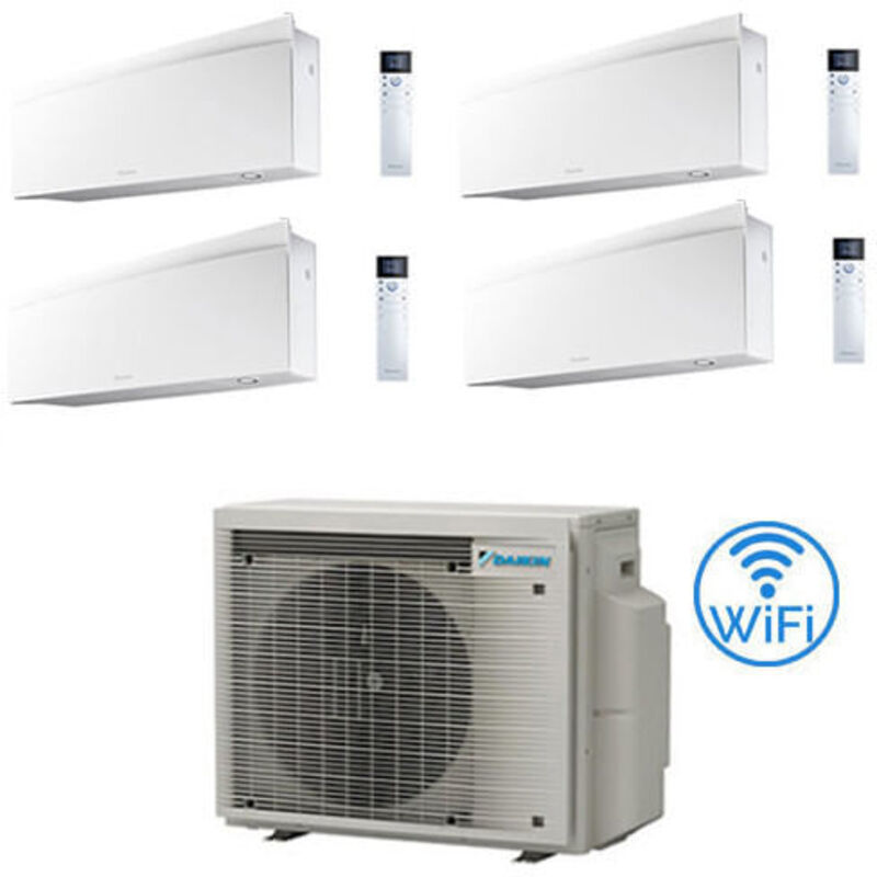 Climatizzatore GARANZIA ITALIA Daikin EMURA Quadri Split Inverter 7000 + 9000 + 12000 + 12000 BTU con U.E. 5MXM90A9 Classe A+++/A++ NOVITA'