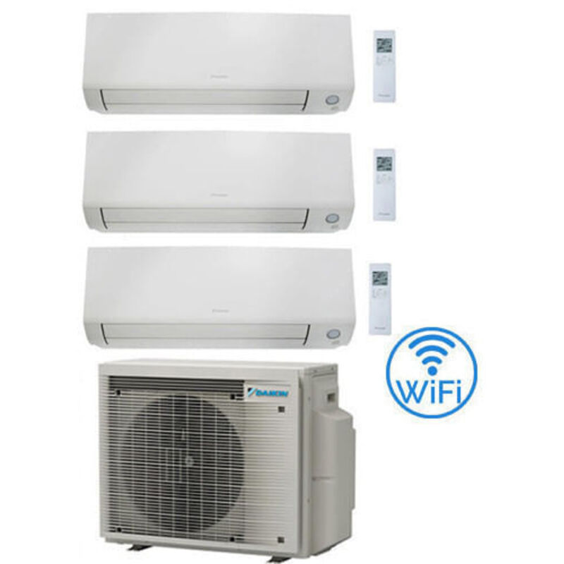 Climatizzatore GARANZIA ITALIA Daikin Perfera All Seasons Wifi Trial Split Inverter 7000 + 9000 + 12000 BTU con U.E. 4MXM80A9 Classe A+++/A++ NOVITÀ