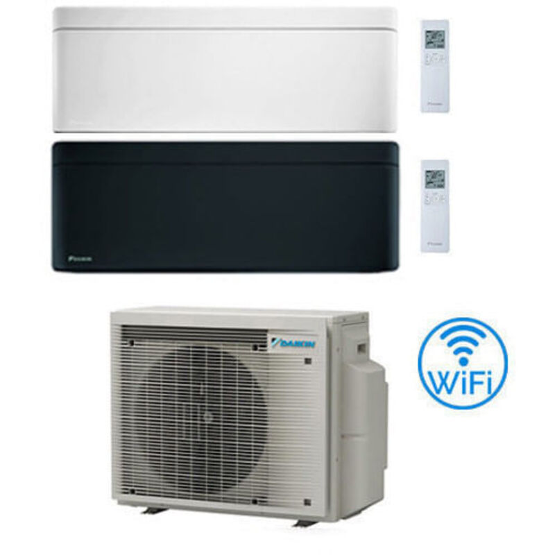 Daikin - Climatizzatore garanzia italia Stylish Bianco WiFi Dual Split Inverter 9000 + 9000 btu con u.e. 2MXM40A9 Classe a+++/a++ novita' 2024
