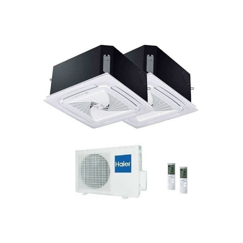 Haier - Climatizzatore Dual Cassette 620 12000+12000 2U50S2SM1FA R-32 a++/a 12+12