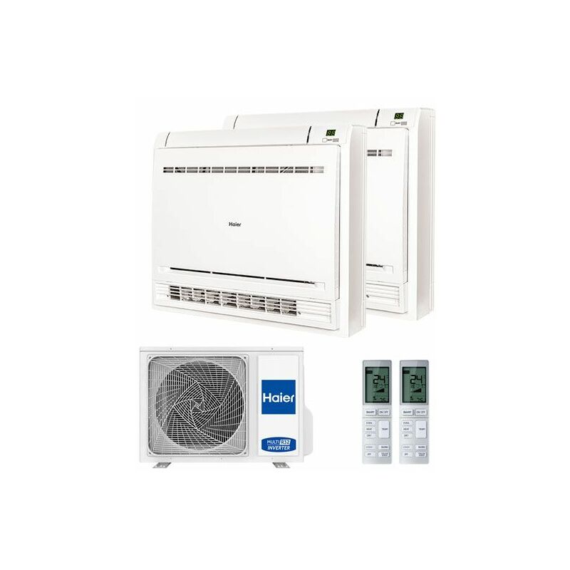 Haier - Climatizzatore Dual Console 12000+12000 con 2U50S2SM1FA R-32 a++/a+ 12+12