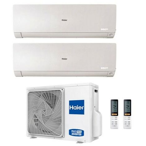 Climatizzatore Haier Dual Split Flexis Bianco 9000+9000 2U50S2SM1FA R-32 A++/A+ 9+9