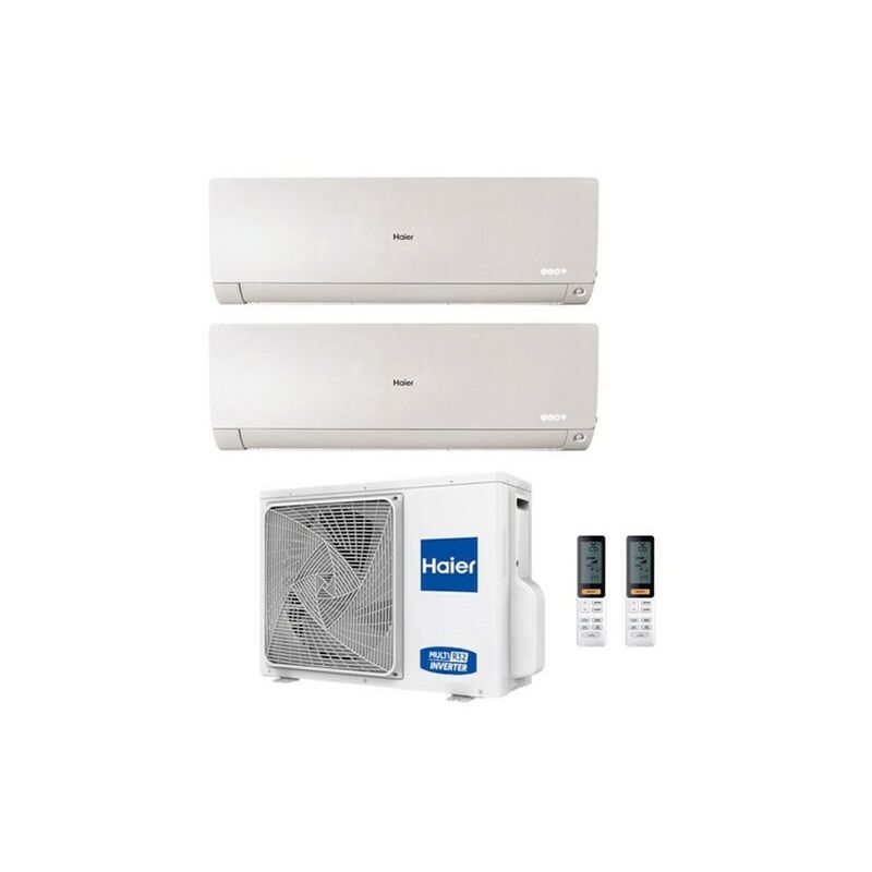 Climatizzatore Haier Dual Split Flexis Bianco 9000+12000 2U40S2SM1FA R-32 a++/a+ 9+12