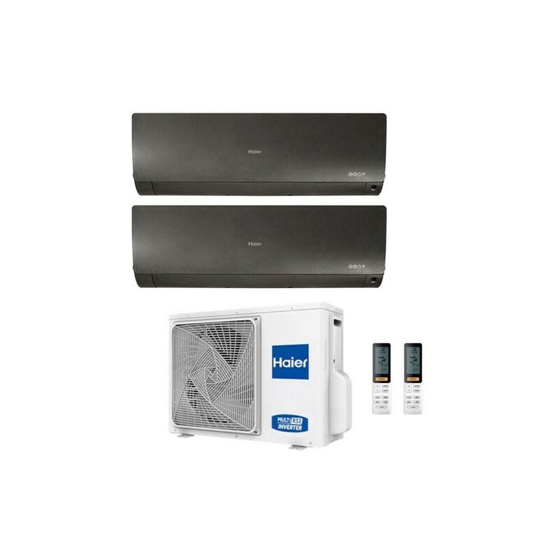 Climatizzatore Haier Dual Split Flexis Nero 9000+9000 2U50S2SM1FA R-32 a++/a+ 9+9