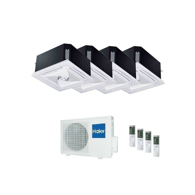 Climatizzatore Haier Quadri Cassette 620 12000+12000+12000+12000 4U85S2SR2FA R-32 a++/a 12+12+12+12