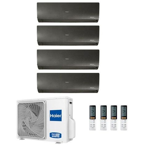 Climatizzatore Haier Quadri Split Flexis Nero 7000+7000+7000+9000 4U85S2SR2FA R-32 A++/A+ 7+7+7+9