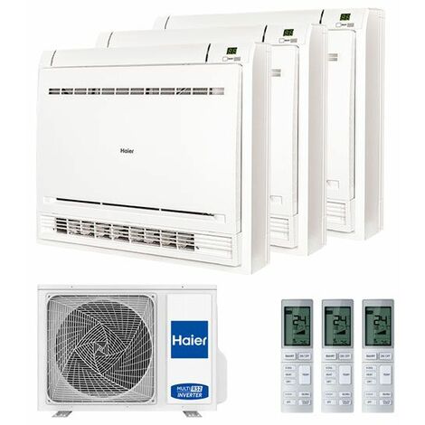Climatizzatore Haier Trial Console 12000+12000+12000 con 3U70S2SR5FA R-32 A++/A+ 12+12+12