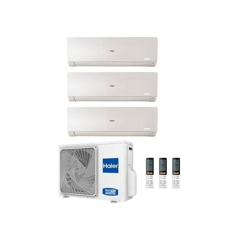 Climatizzatore Haier Trial Split Flexis Bianco 7000+9000+12000 3U70S2SR5FA R-32 a++/a+ 7+9+12