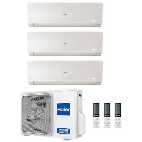 Climatizzatore Haier Trial Split Flexis Bianco 9000+9000+9000 3U55S2SR2FA R-32 A++/A+ 9+9+9