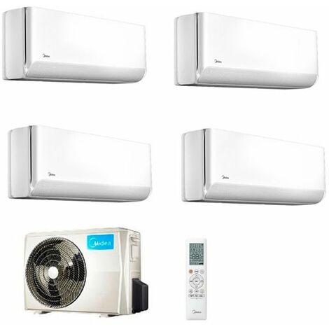 Climatizzatore Midea Quadri Split BreezeleSS E 9000+9000+9000+9000 M40E-28HFN8-Q R-32 9+9+9+9