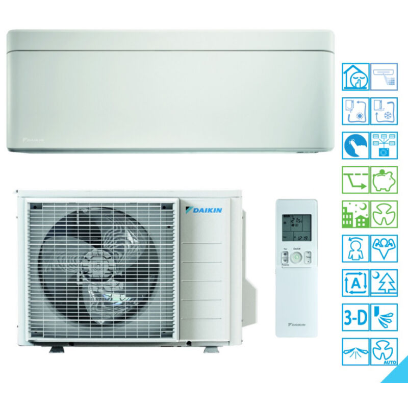 Climatizzatore Monosplit Reversibile Daikin Stylish A+++ 12000 BTU / 3.5 kW Inverter Wi-Fi (FTXA35CW + RXA35A)