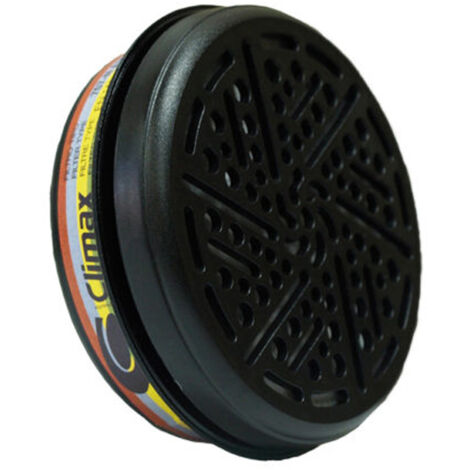 CLIMAX filtro 757-n protección gases a1 b1 e1 k1 , Filtro 757-N Protección Gases A1 B1 E1 K1- Filtro contra gases y vapores de compuestos químicos formado por un cuerpo cilín