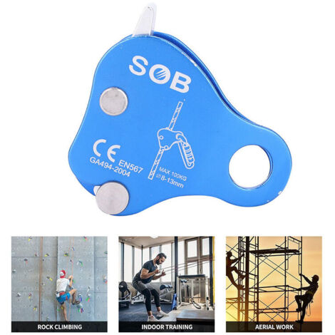 Climbing Rope Protector for Mountaineers, Automatic Rope Locking Device for Fall Arrest