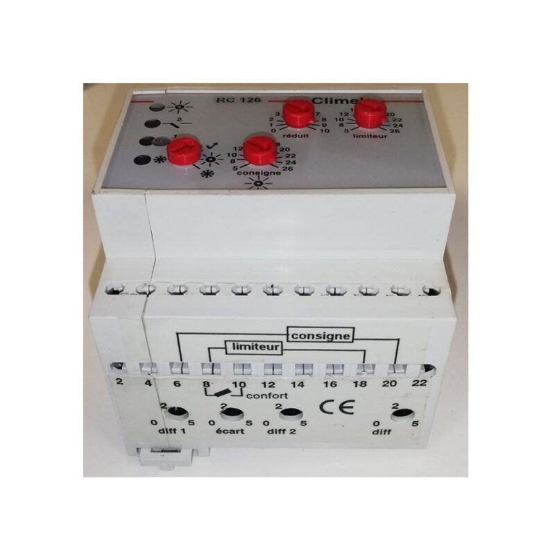 RC126 1 zone temperature controller - Climel