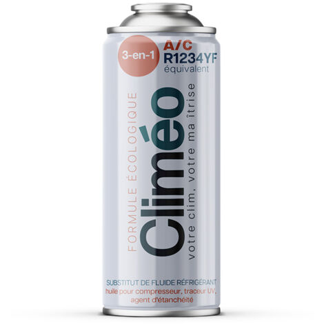 Climeo  réfrigérant + produit d'étanchéité R1234yf, 3en1 400ml