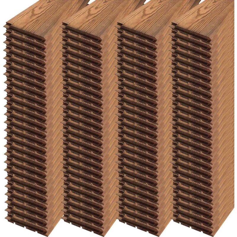 Clin de bardage en pin sylvestre 250 x 8 cm Premium (Lot de 100) 20 m2