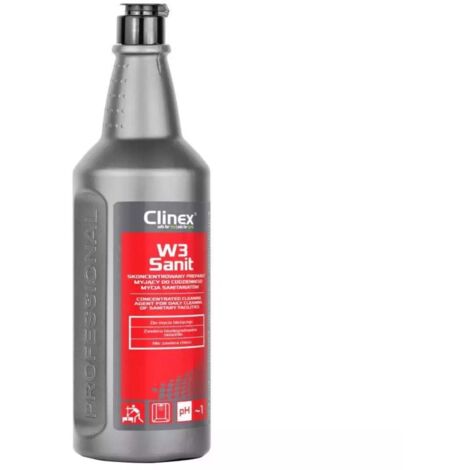 Clinex W3 Sanit 1L pour le nettoyage des installations sanitaires 