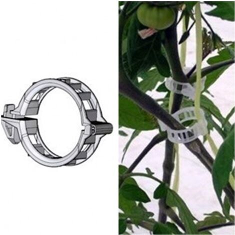 Clip Anillo. Sujeci�n O Entutorar Plantas al Tutor. 100 Unidades.