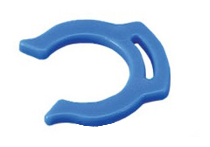 Image of Aquariumline - Clip Blocca Pinzetta colore blu per raccordi 1/4''