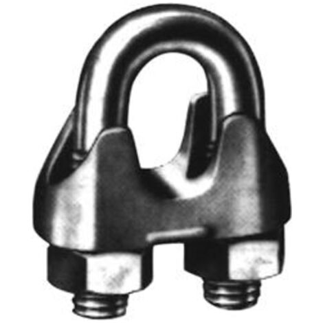 Clip cable métallique 741 (ehem.) HDG 10mm/M8 3/8 HP (50) (Par 50)