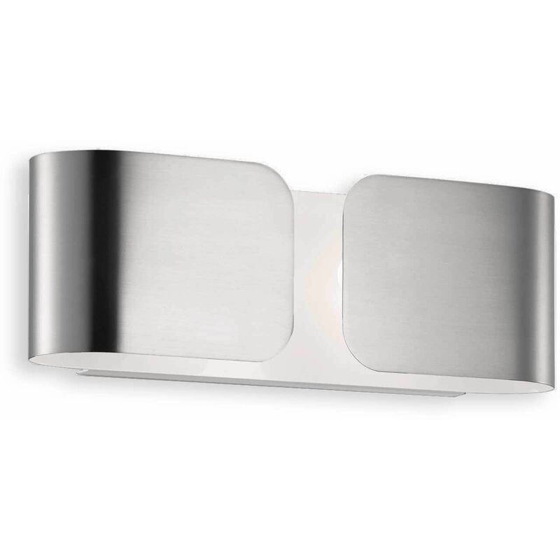 01-ideal Lux - CLIP chrome wall light 2 bulbs Width 25 Cm