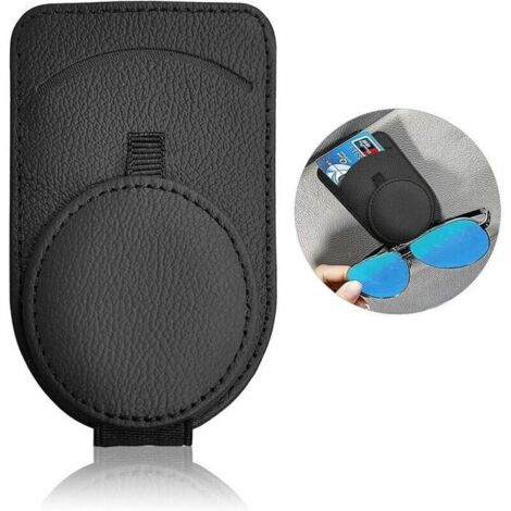 Clip Cintre de Lunettes pour Voiture VisièRe De Voiture Universelle Porte-Lunette Carte de Ticket Porte-Lunettes Support de
