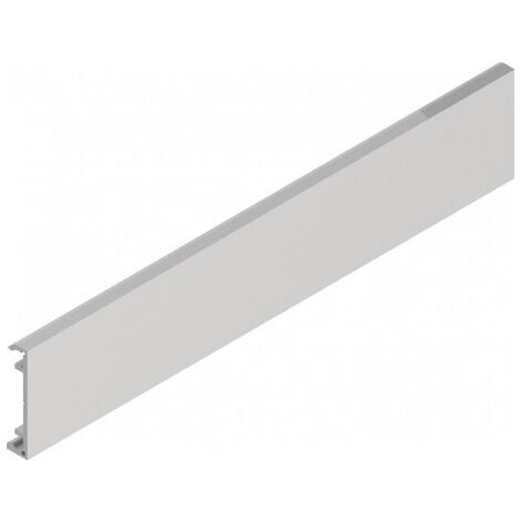 Clip couvercle aluminium effet inox anodisé à clipser sur 2100 mm