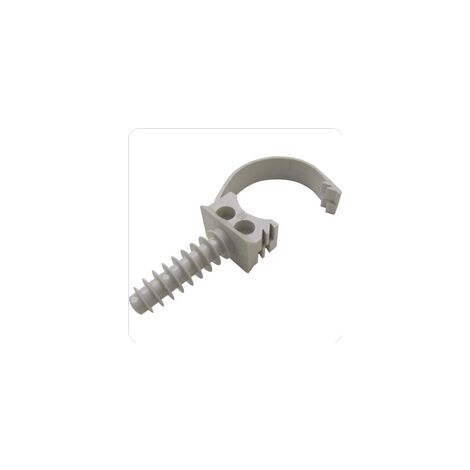 CLIP D.25mm FIXATION DES GAINES DANS LES MATÉRIAUX PLEINS OU CREUX COURANT 85190093