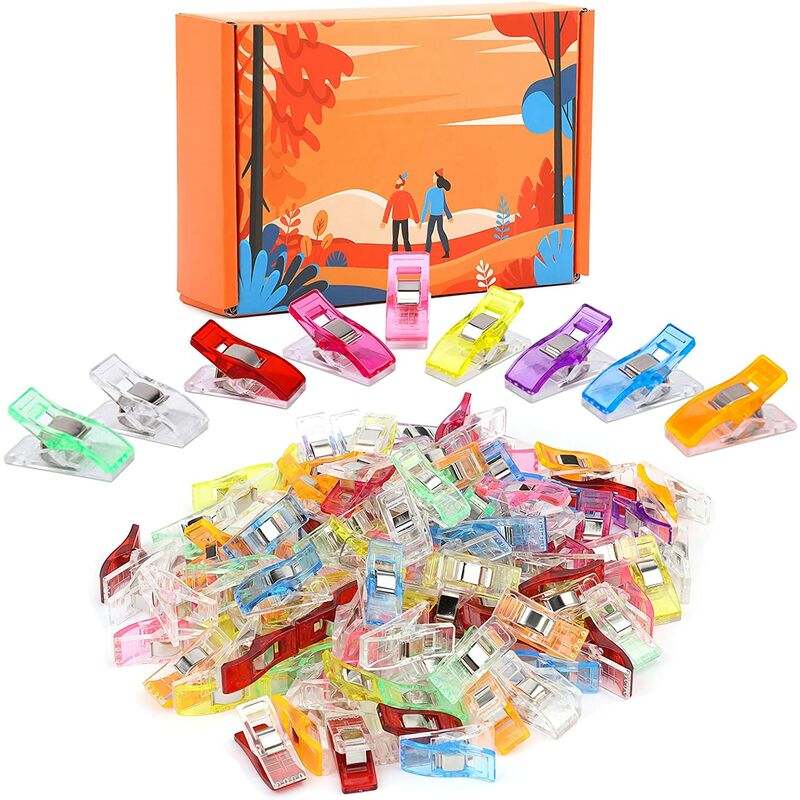 Clip da Cucito, 100 Clip Imbottite, Accessori da