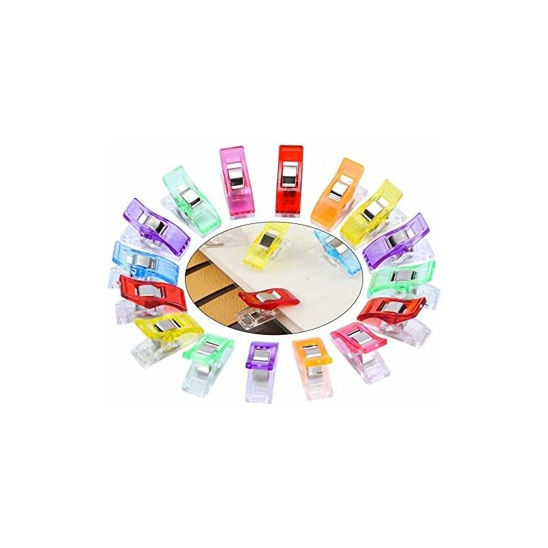 Lts Fafa - Clip da cucito, clip di plastica