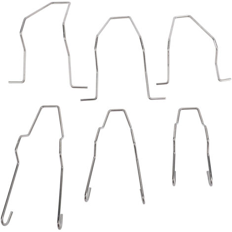 Clip d'ampoule de voiture en acier inoxydable, 6 pièces, ressort de retenue de phare résistant aux rayures pour ampoules H1 H3 H4 H7.