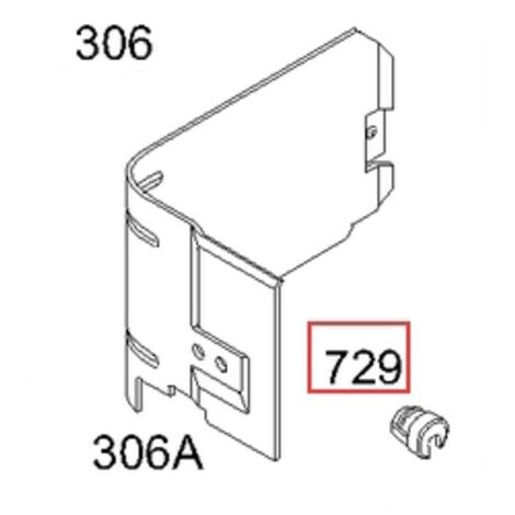 Clip de câble de moteur de tondeuse original BRIGGS & STRATTON 690603