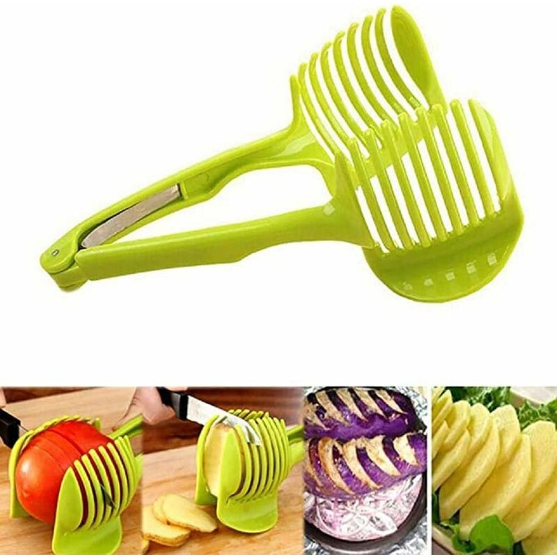 Clip de coupe de légumes en plastique outil de cuisine multifonctionnel pratique et créatif